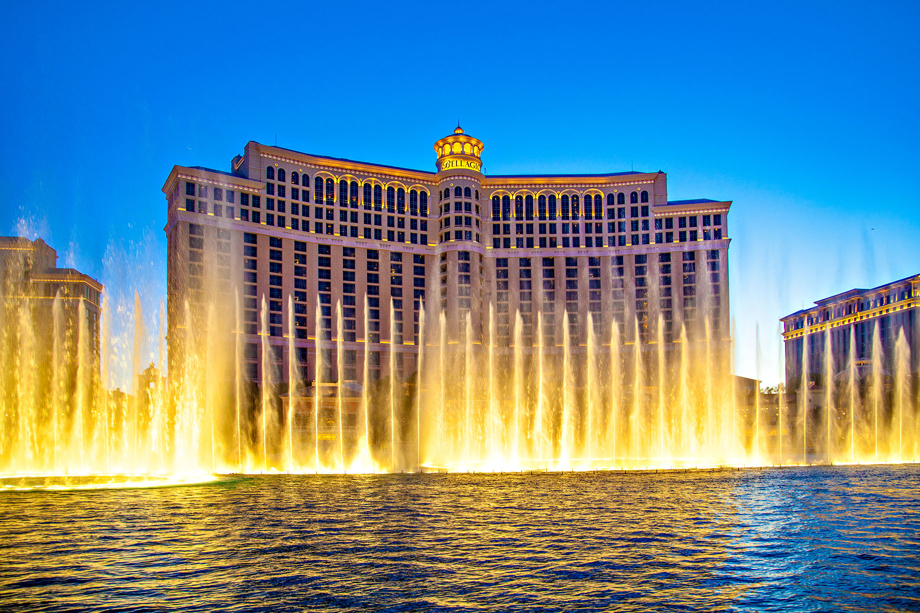 Bellagio Hotel Fountain Show - Las Vegas, Nevada, USA