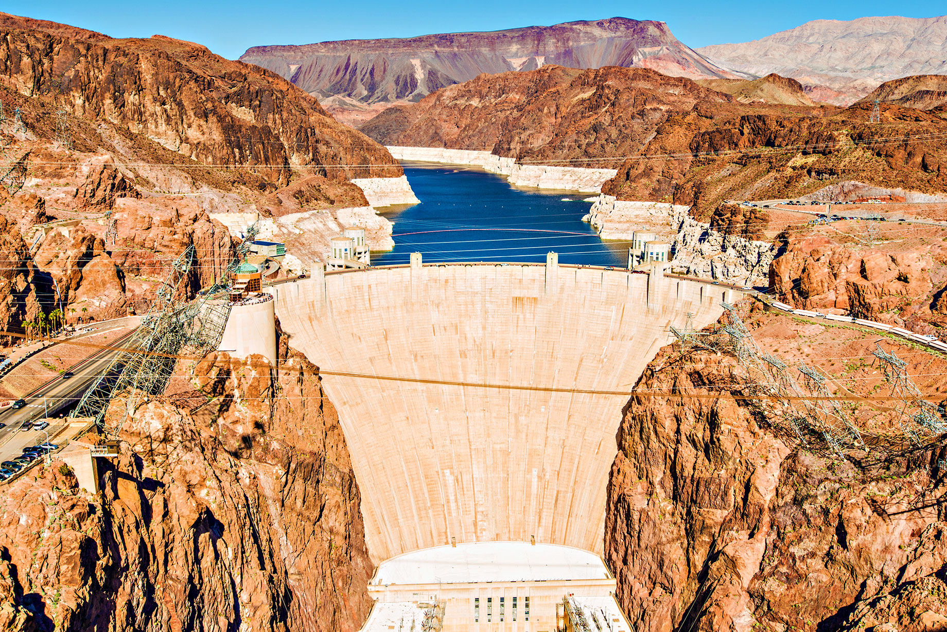 Hoover Dam - Lake Mead - Nevada and Arizona, USA