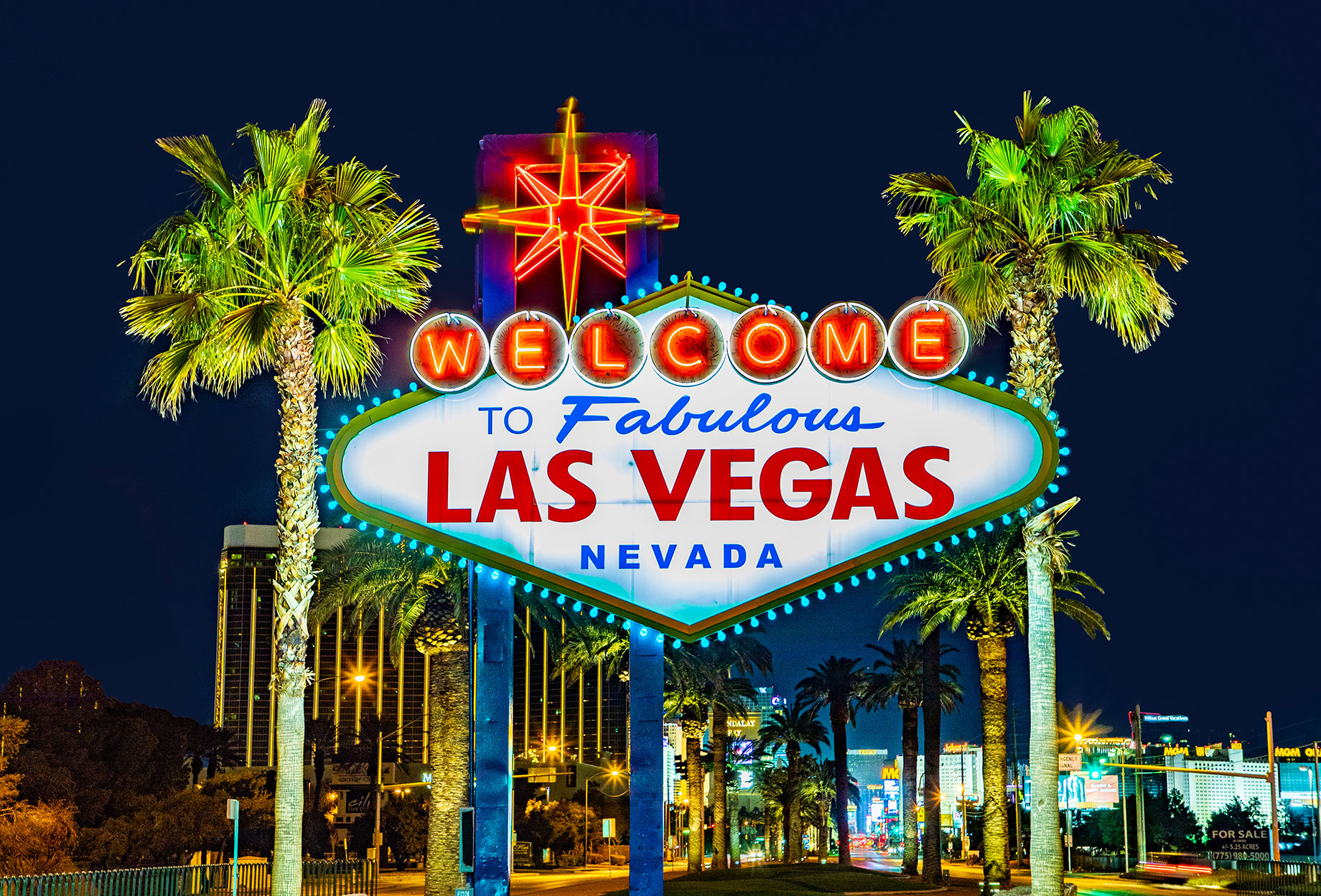 Welcome to Fabulous Las Vegas, Nevada Sign