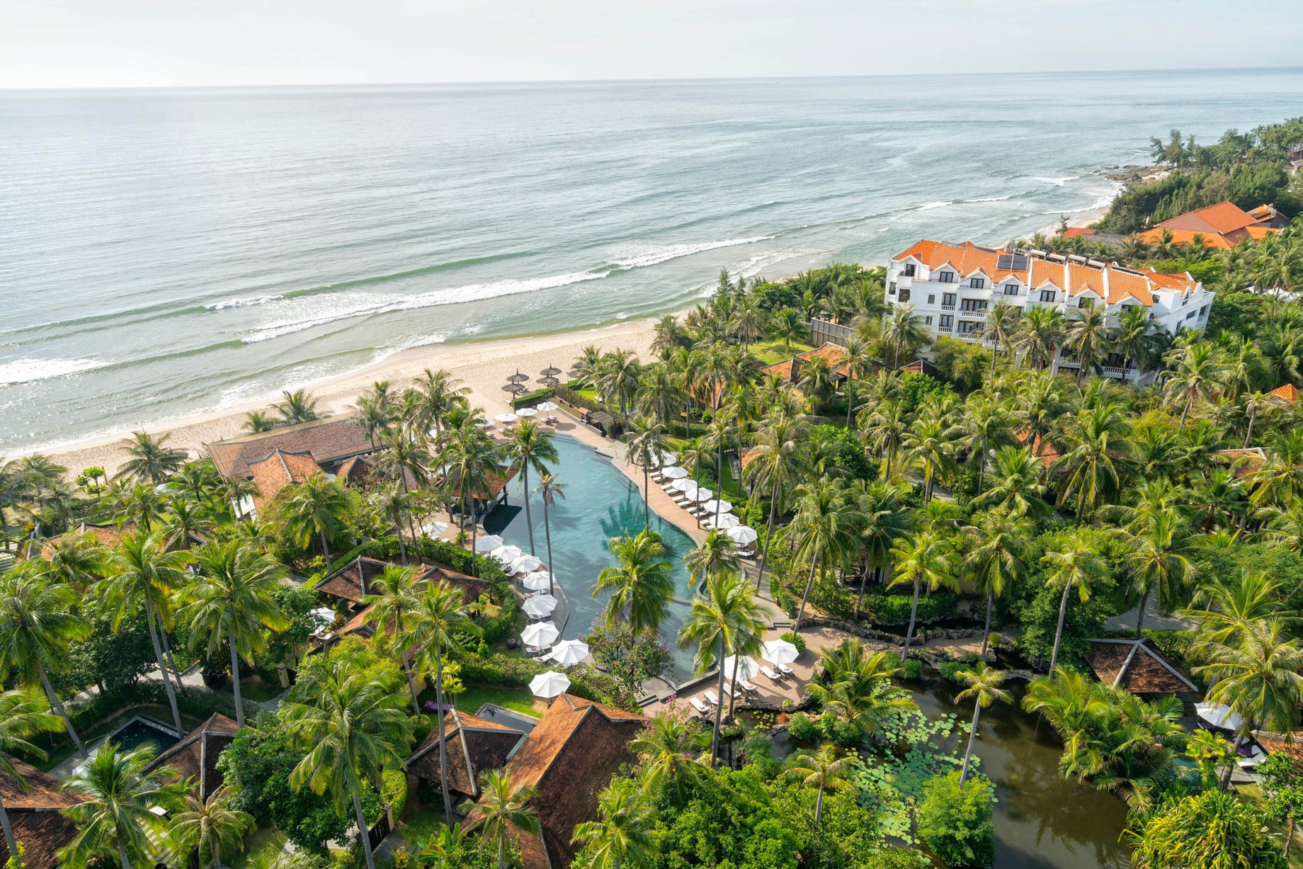 Anantara Mui Ne Resort - Phan Thiet, Vietnam - Resort Beach Aerial View
