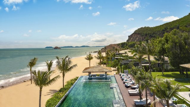 Anantara Quy Nhon Villas Resort - Quy Nhon, Vietnam - Pool Aerial View
