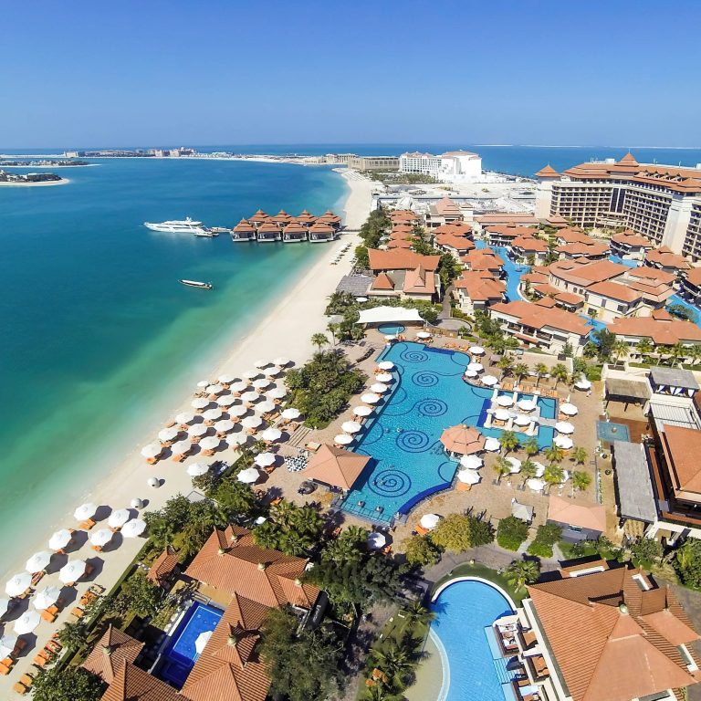Anantara The Palm Dubai Resort – Dubai, UAE – Pool Aerial View