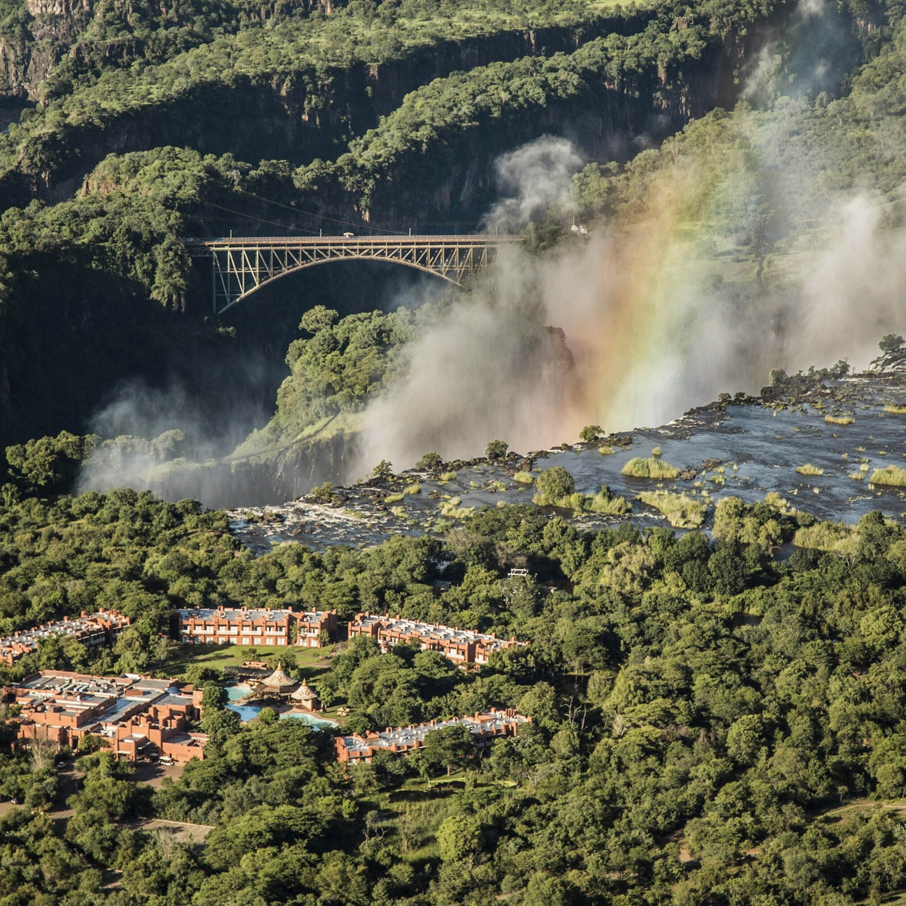 Avani Victoria Falls Resort - Livingstone, Zambia - Resort Aerial View