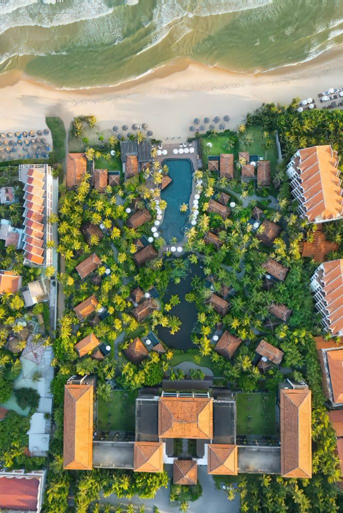 Anantara Mui Ne Resort - Phan Thiet, Vietnam - Resort Overhead Aerial View