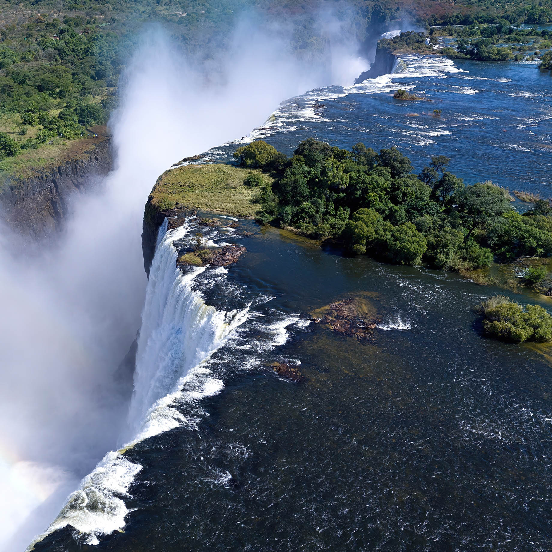 Royal Livingstone Victoria Falls Hotel by Anantara - Zambia - Victoria Falls Aerial View