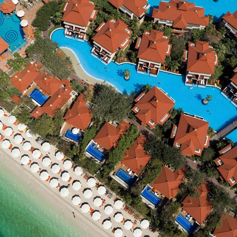 Anantara The Palm Dubai Resort – Dubai, UAE – Beach Aerial View