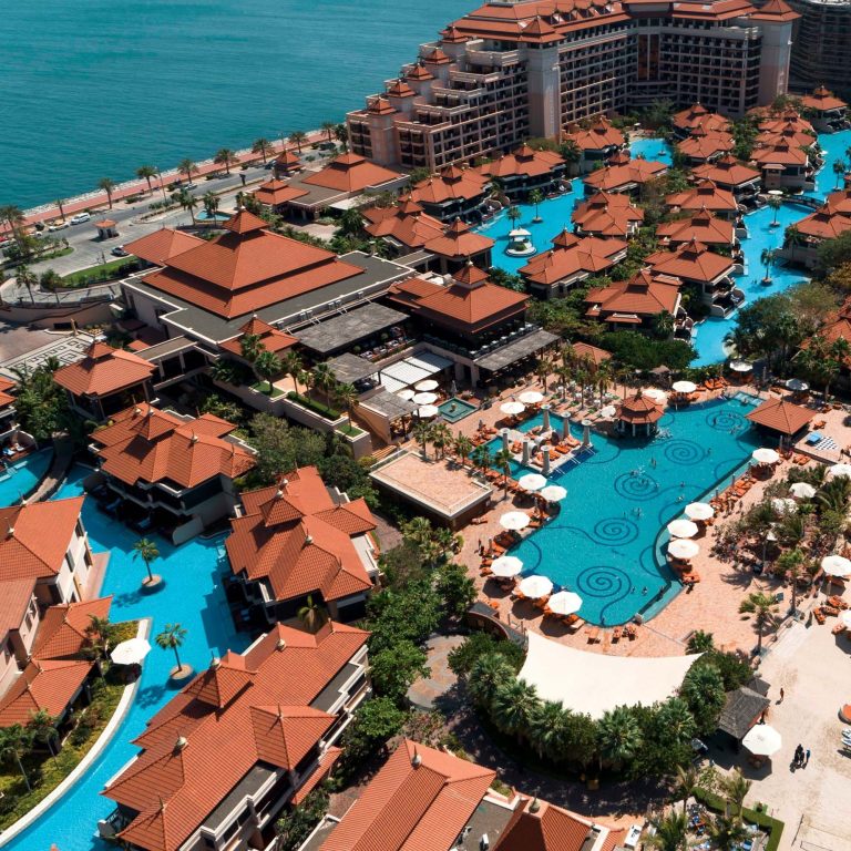 Anantara The Palm Dubai Resort – Dubai, UAE – Pool Aerial View