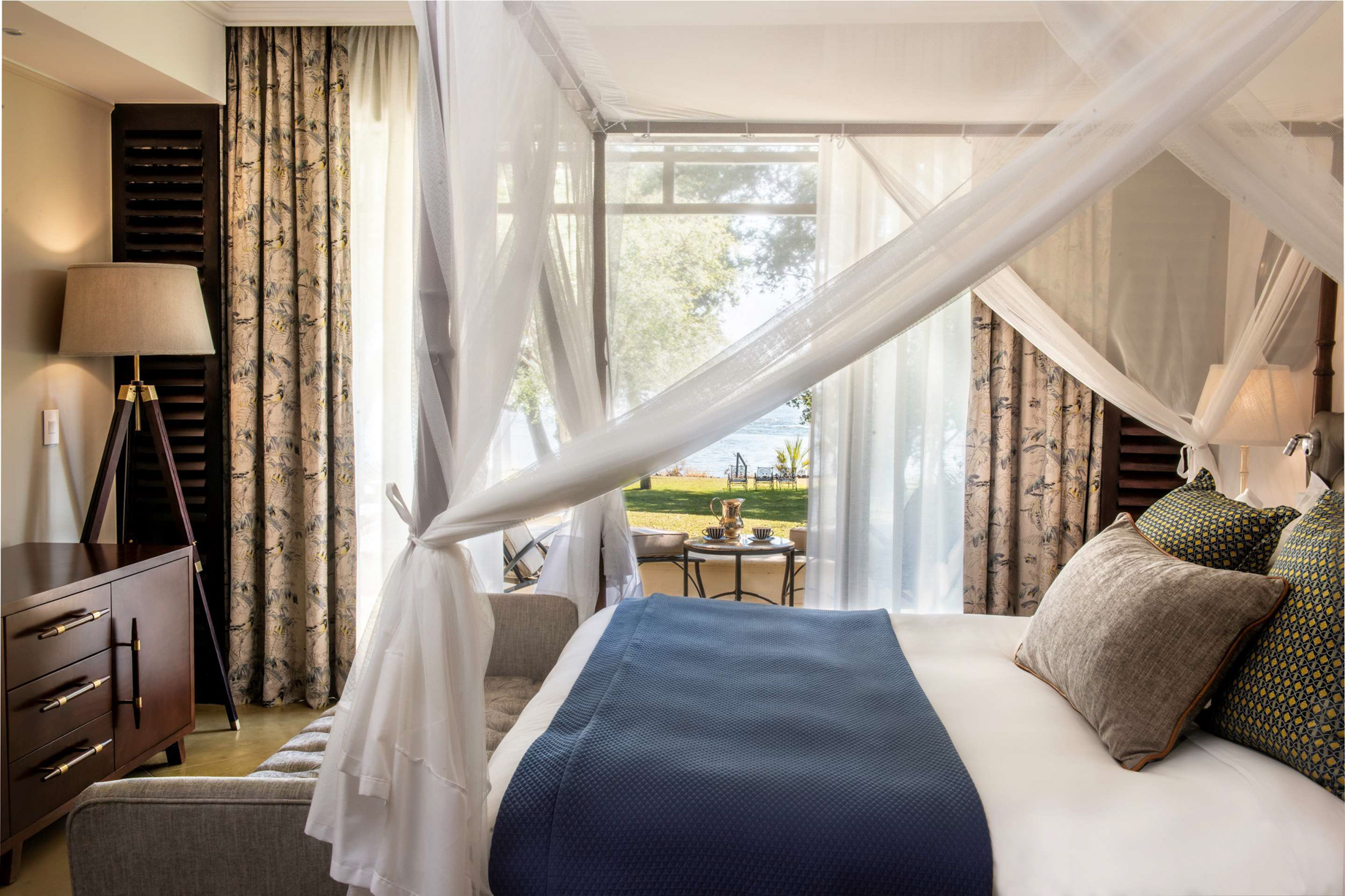 Royal Livingstone Victoria Falls Hotel by Anantara – Zambia – Presidential Suite Bedroom