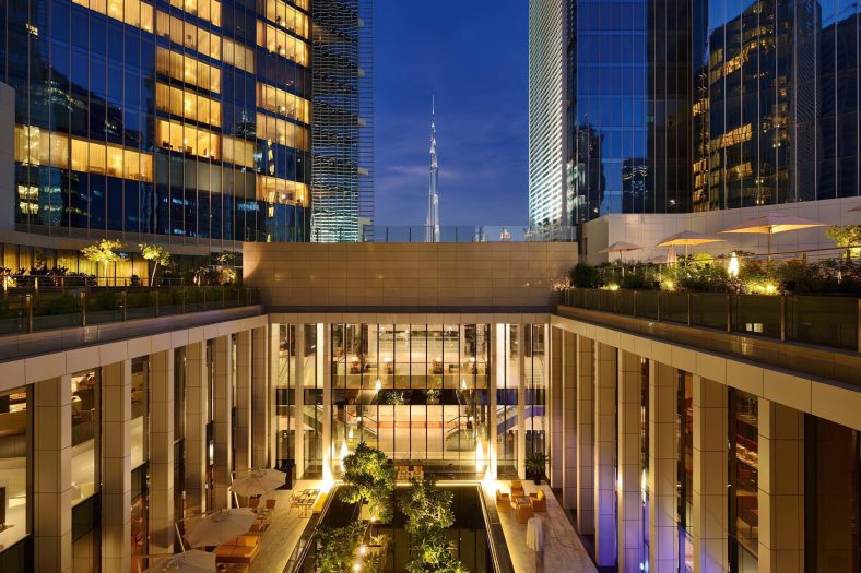 Anantara Downtown Dubai Hotel - Dubai, UAE - Courtyard