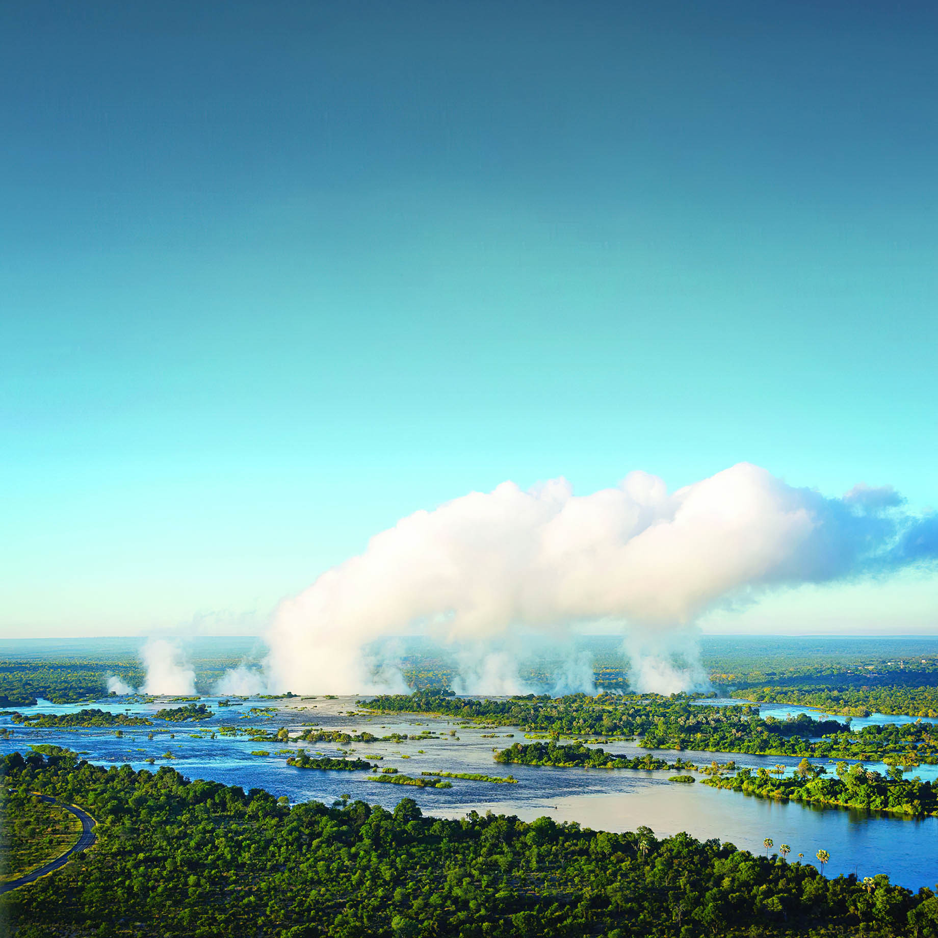 Royal Livingstone Victoria Falls Hotel by Anantara - Zambia - Victoria Falls Aerial View