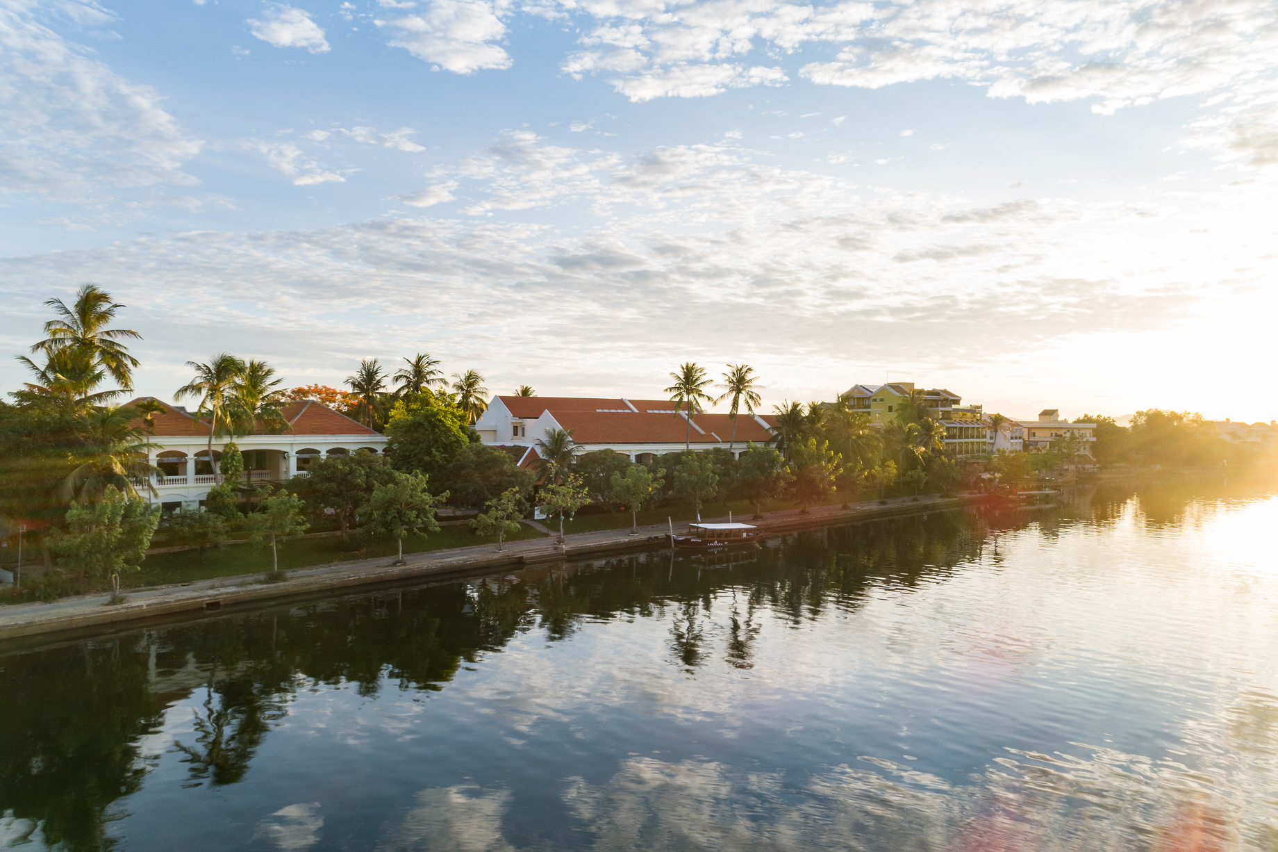 Anantara Hoi An Resort - Hoi An City, Vietnam - Resort River Aerial View