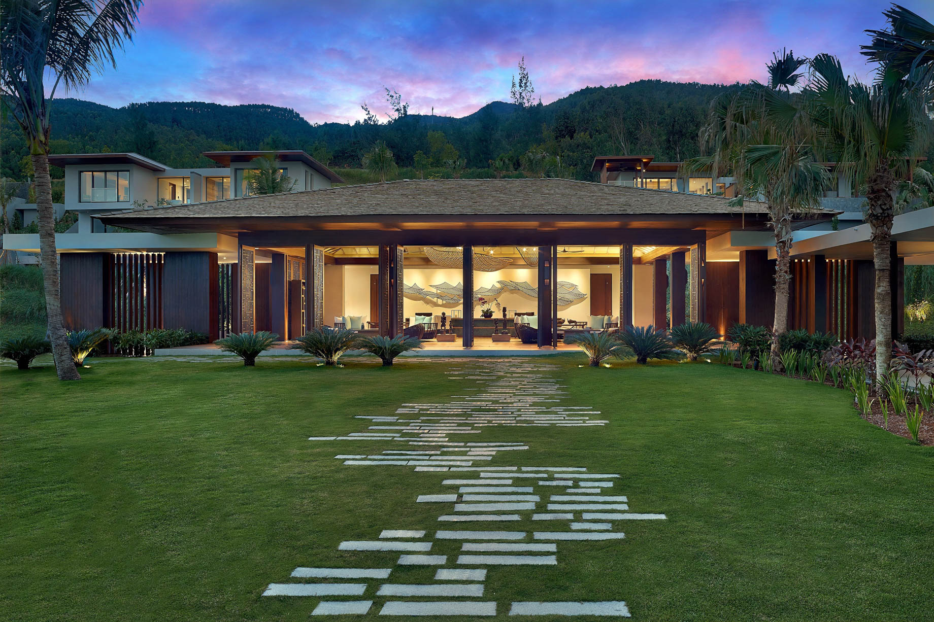 Anantara Quy Nhon Villas Resort – Quy Nhon, Vietnam – Lobby Sunset