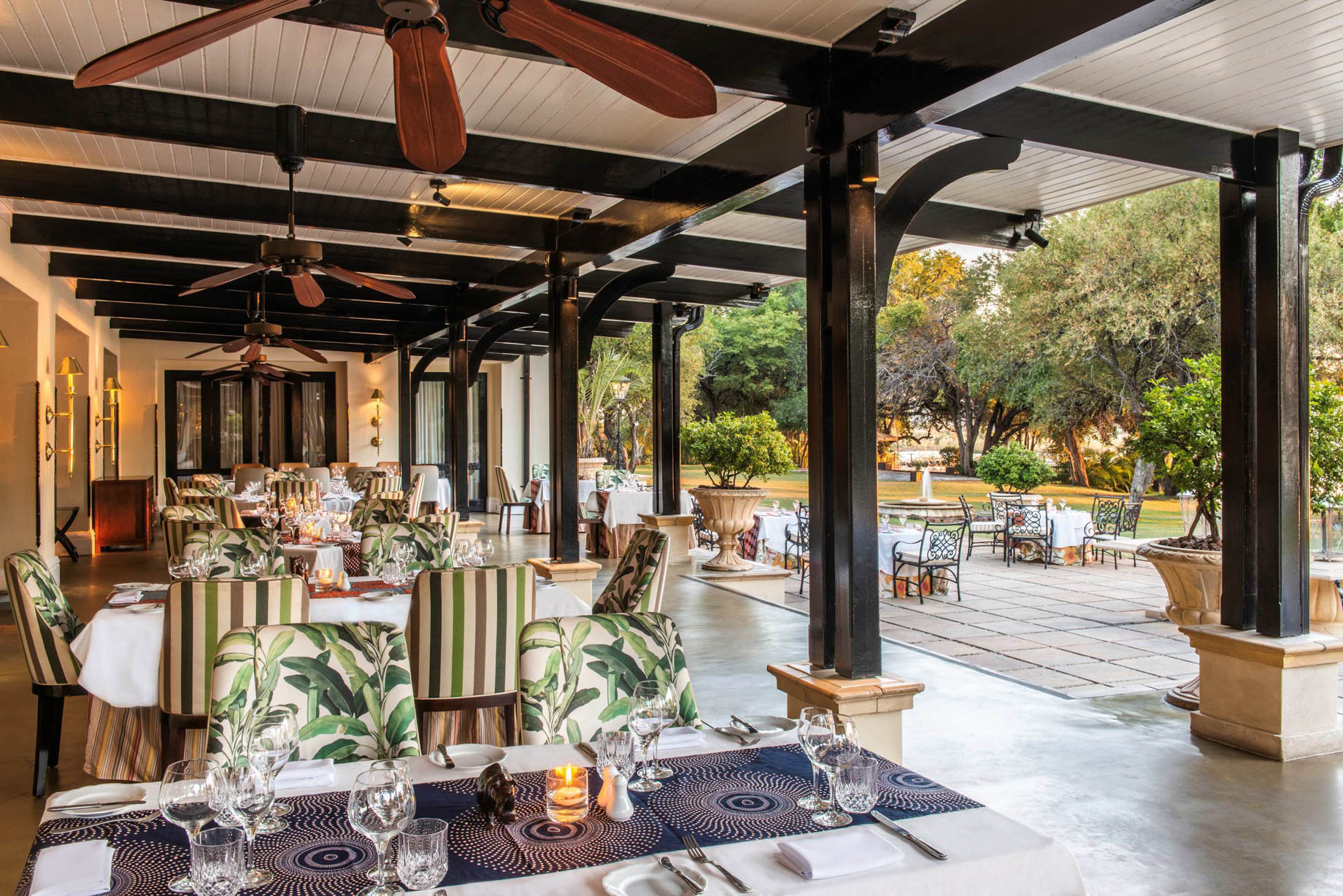 Royal Livingstone Victoria Falls Hotel by Anantara – Zambia – The Old Drift Restaurant