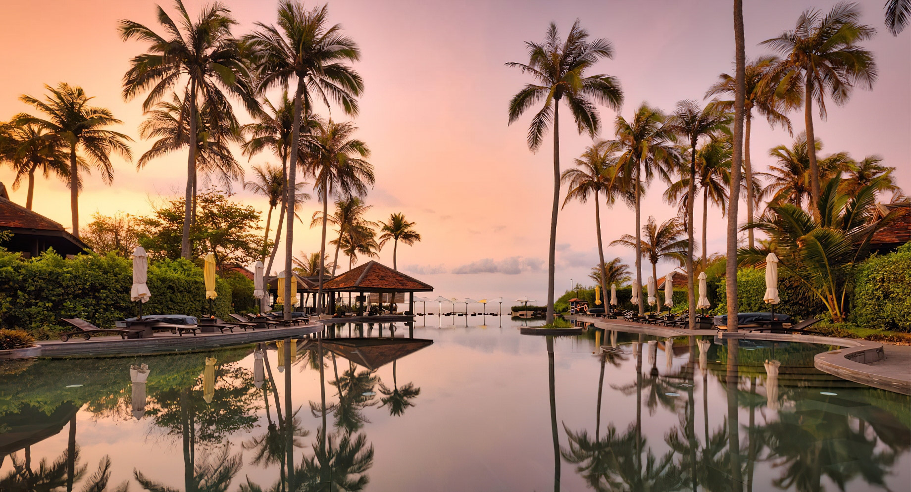 Anantara Mui Ne Resort – Phan Thiet, Vietnam – Pool View Sunset