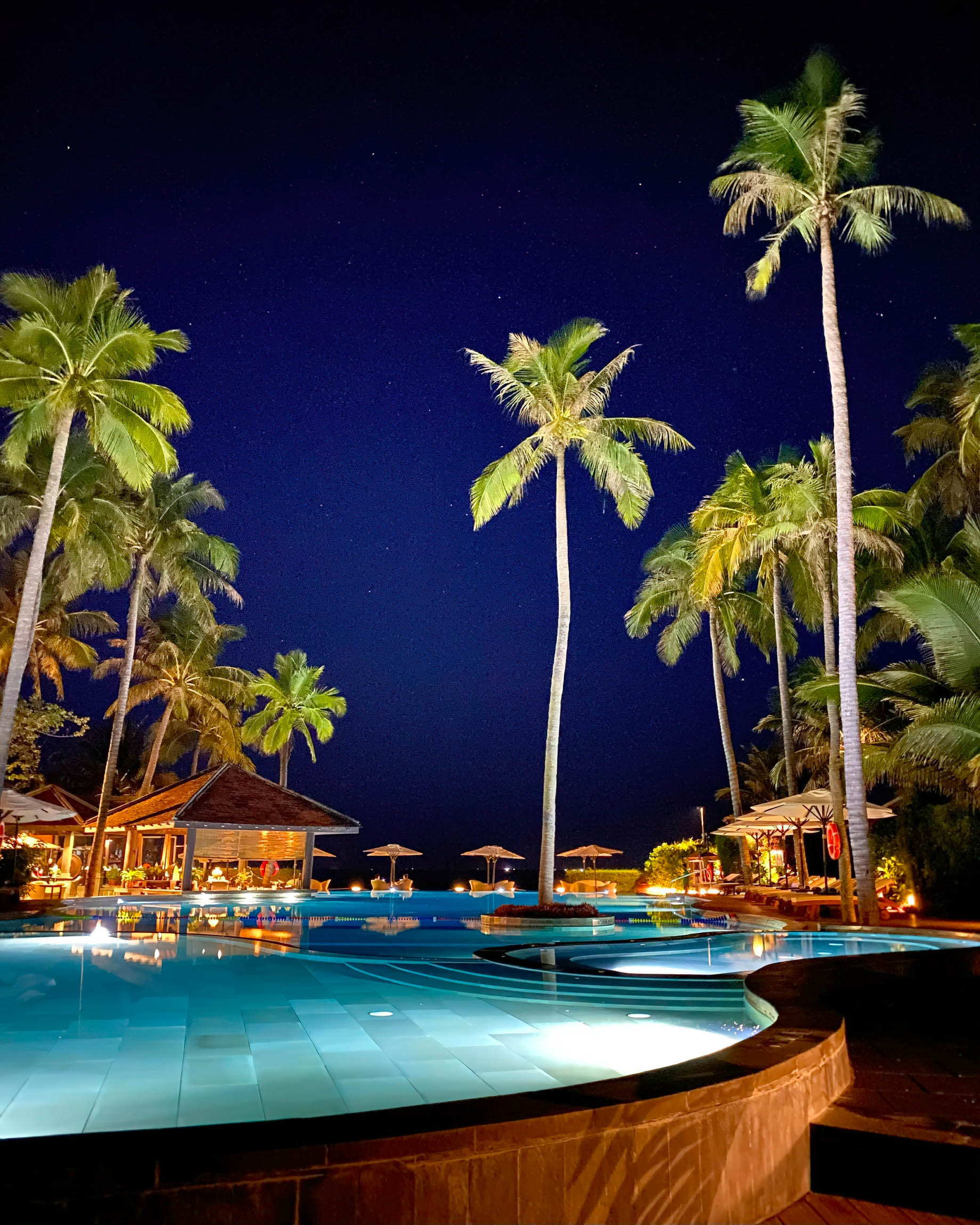 Anantara Mui Ne Resort – Phan Thiet, Vietnam – Pool Night View