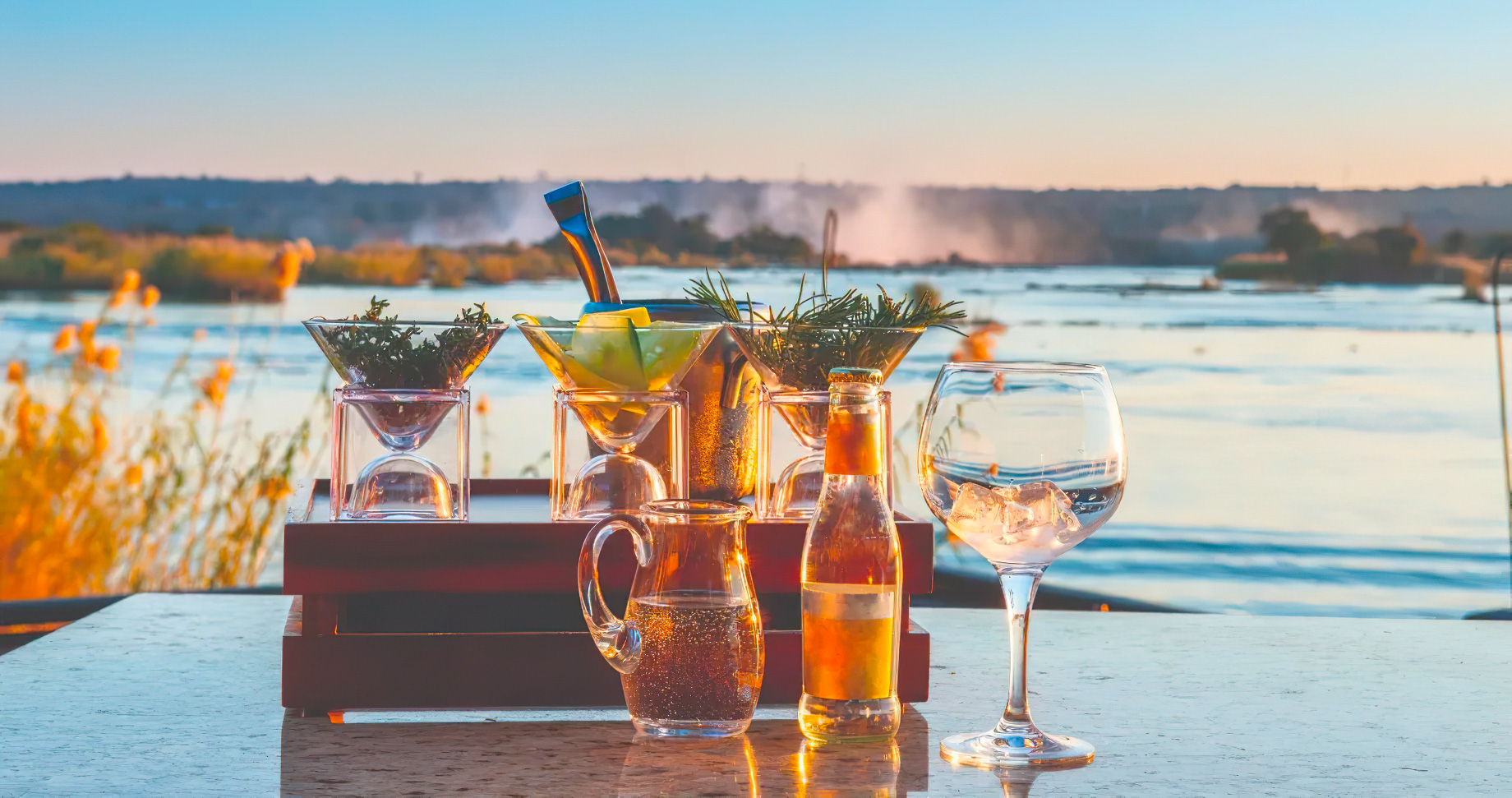 Royal Livingstone Victoria Falls Hotel by Anantara - Zambia - Kubu Restaurant Terrace