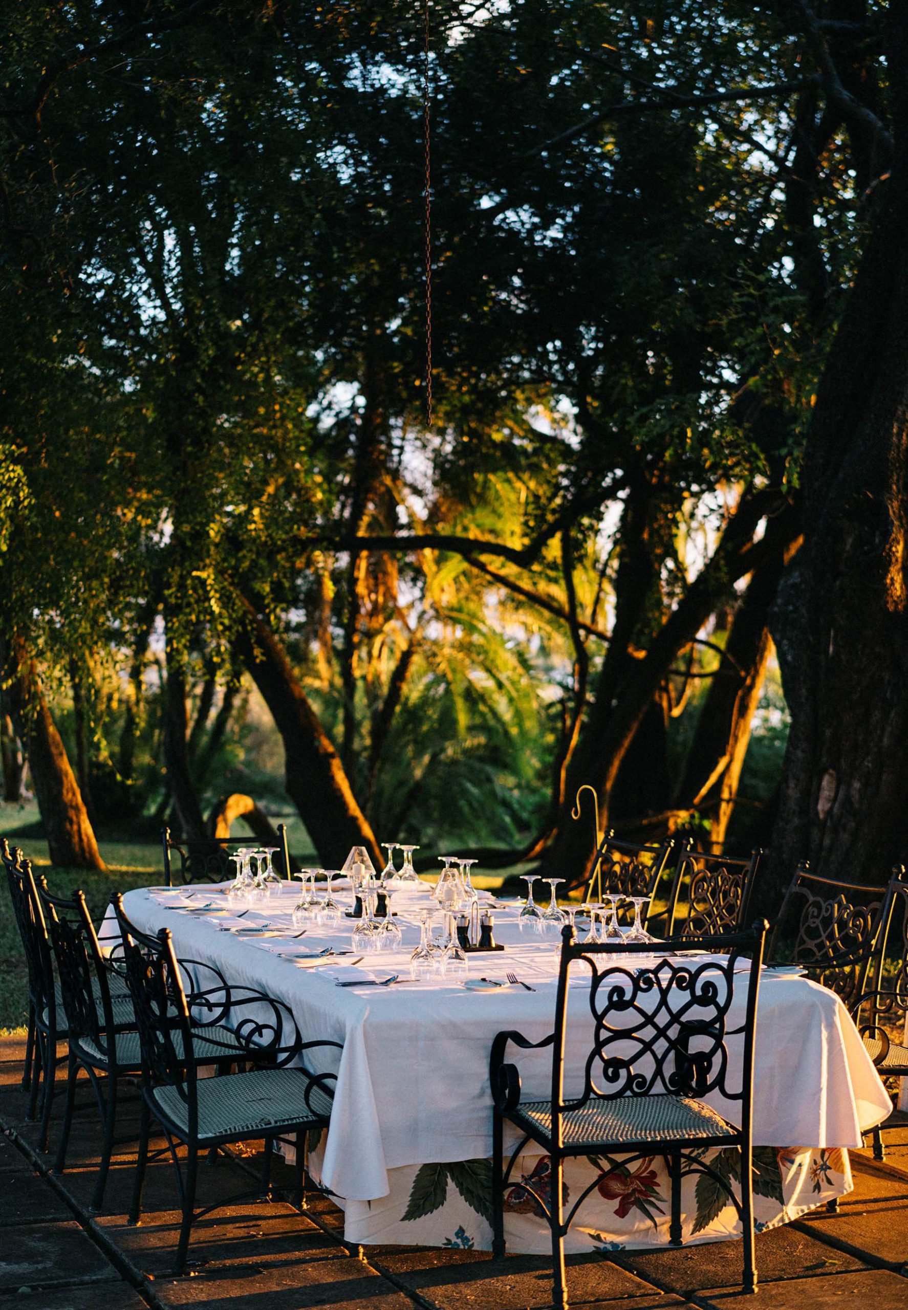 Royal Livingstone Victoria Falls Hotel by Anantara – Zambia – Outdoor Dining