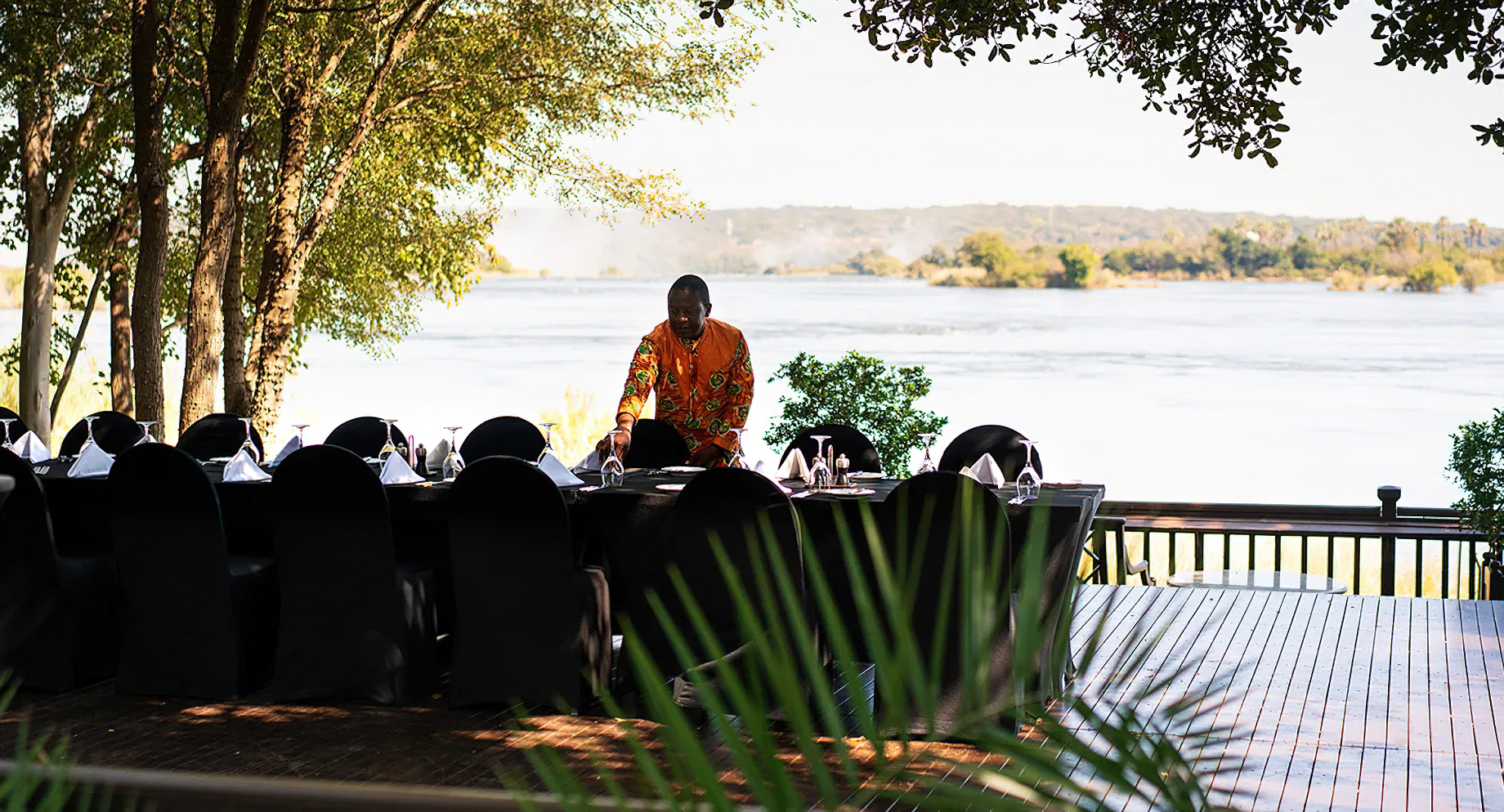 Royal Livingstone Victoria Falls Hotel by Anantara – Zambia – Outdoor Dining