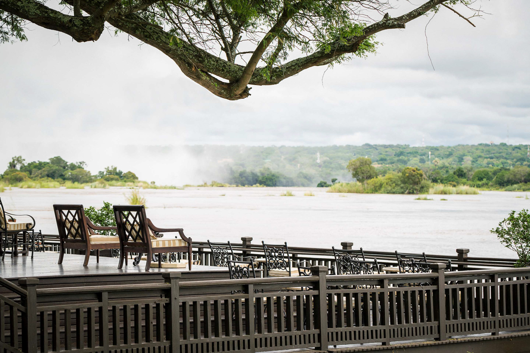 Royal Livingstone Victoria Falls Hotel by Anantara – Zambia – Outdoor Dining River View