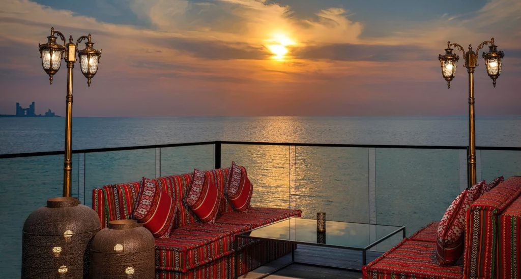 Anantara World Islands Dubai Resort - Dubai, UAE - Qamar Restaurant Terrace