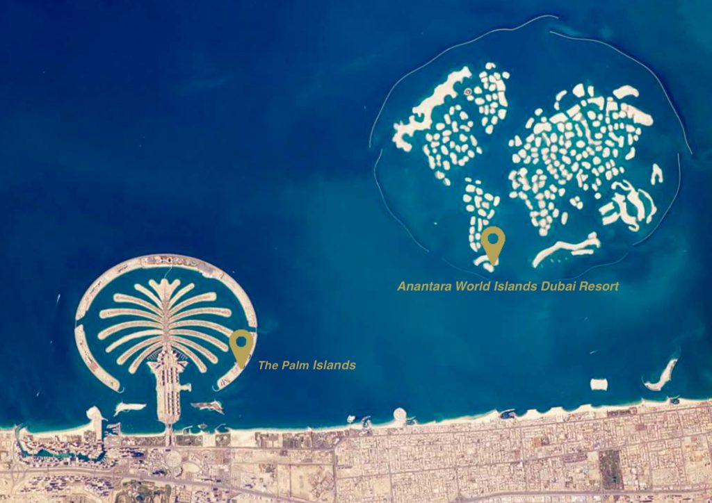 Anantara World Islands Dubai Resort - Dubai, UAE - Location