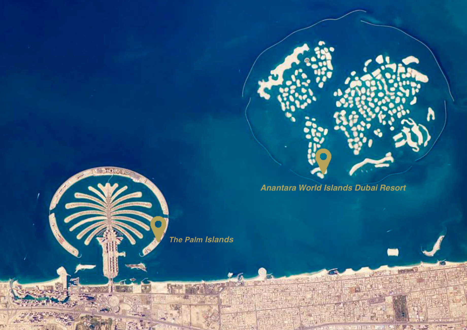 Anantara World Islands Dubai Resort – Dubai, UAE – Location