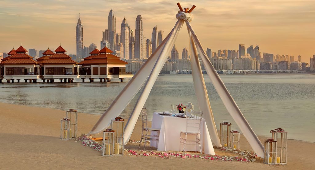 Anantara The Palm Dubai Resort - Dubai, UAE - Sunset Beach Dining