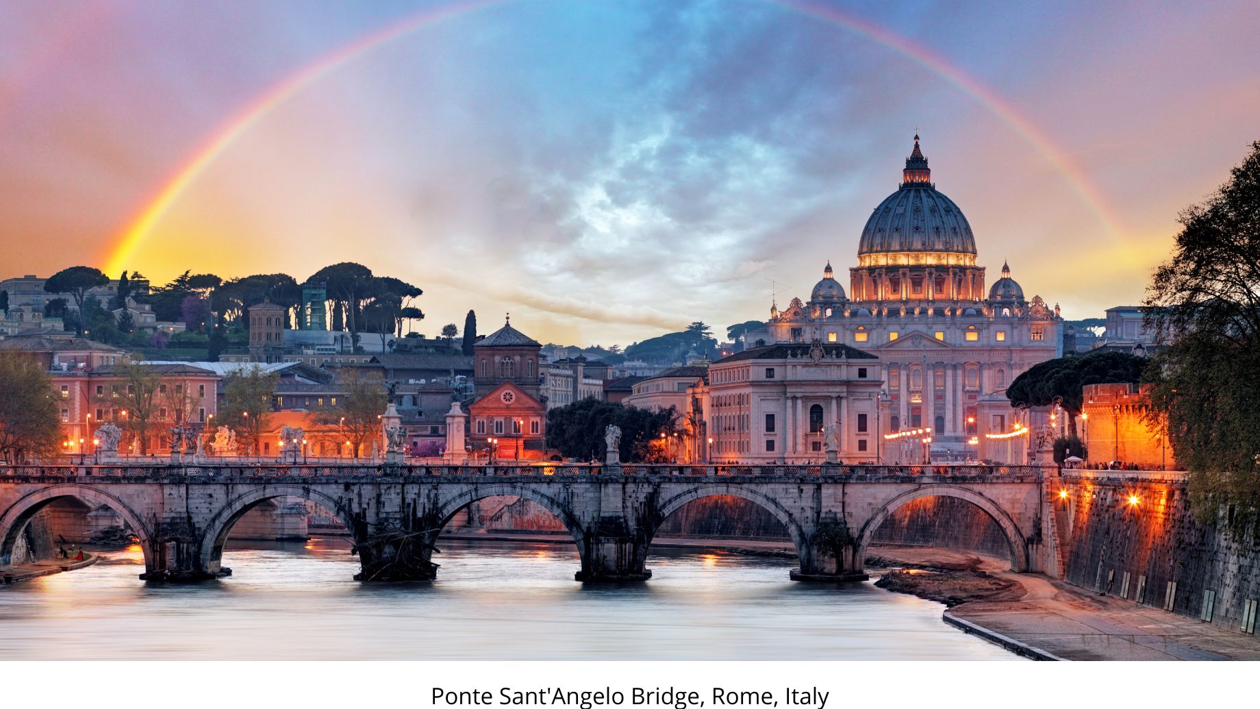 Ponte Sant'Angelo Bridge, Rome, Italy