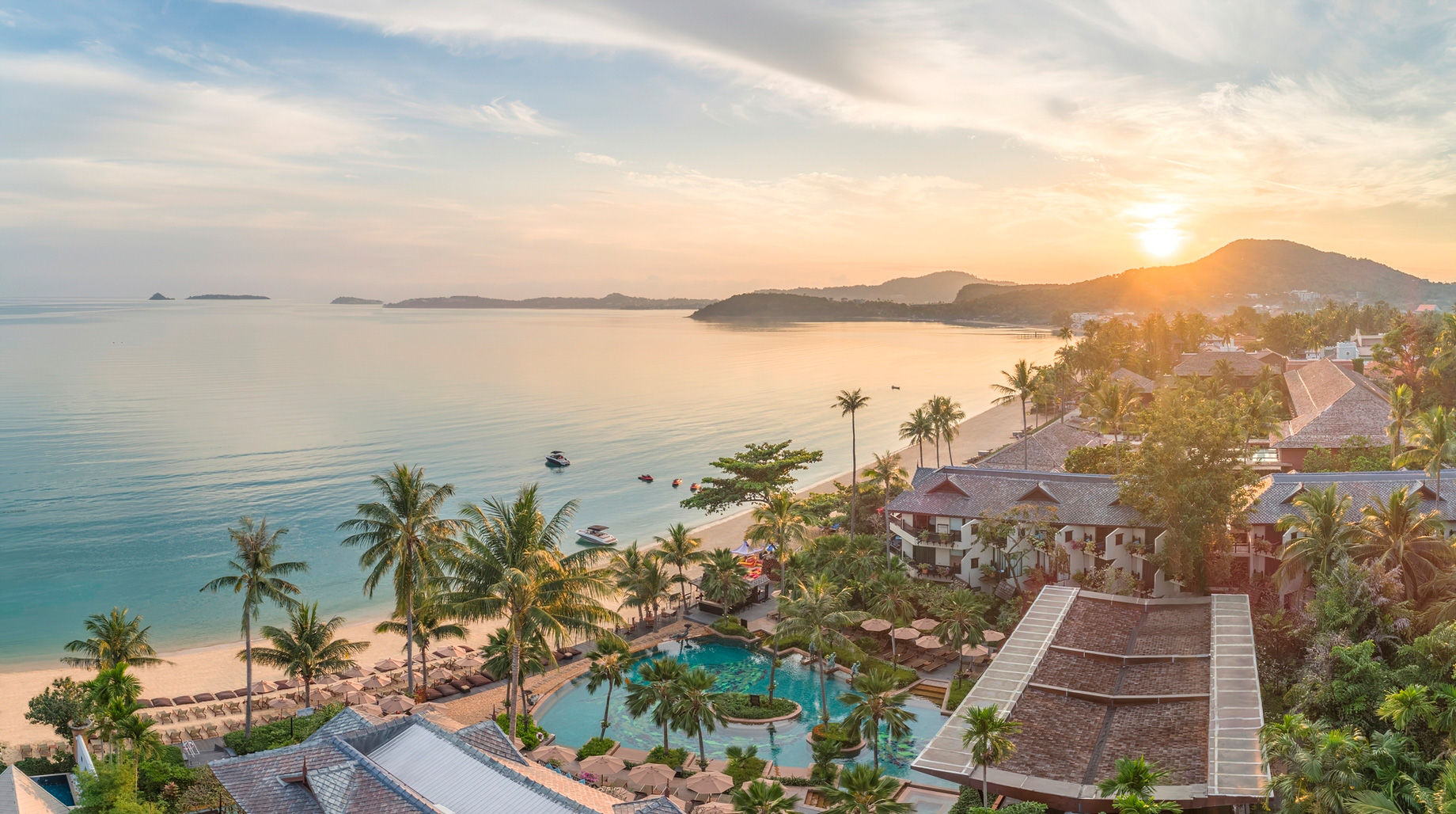 Anantara Bophut Koh Samui Resort – Thailand – Aerial View