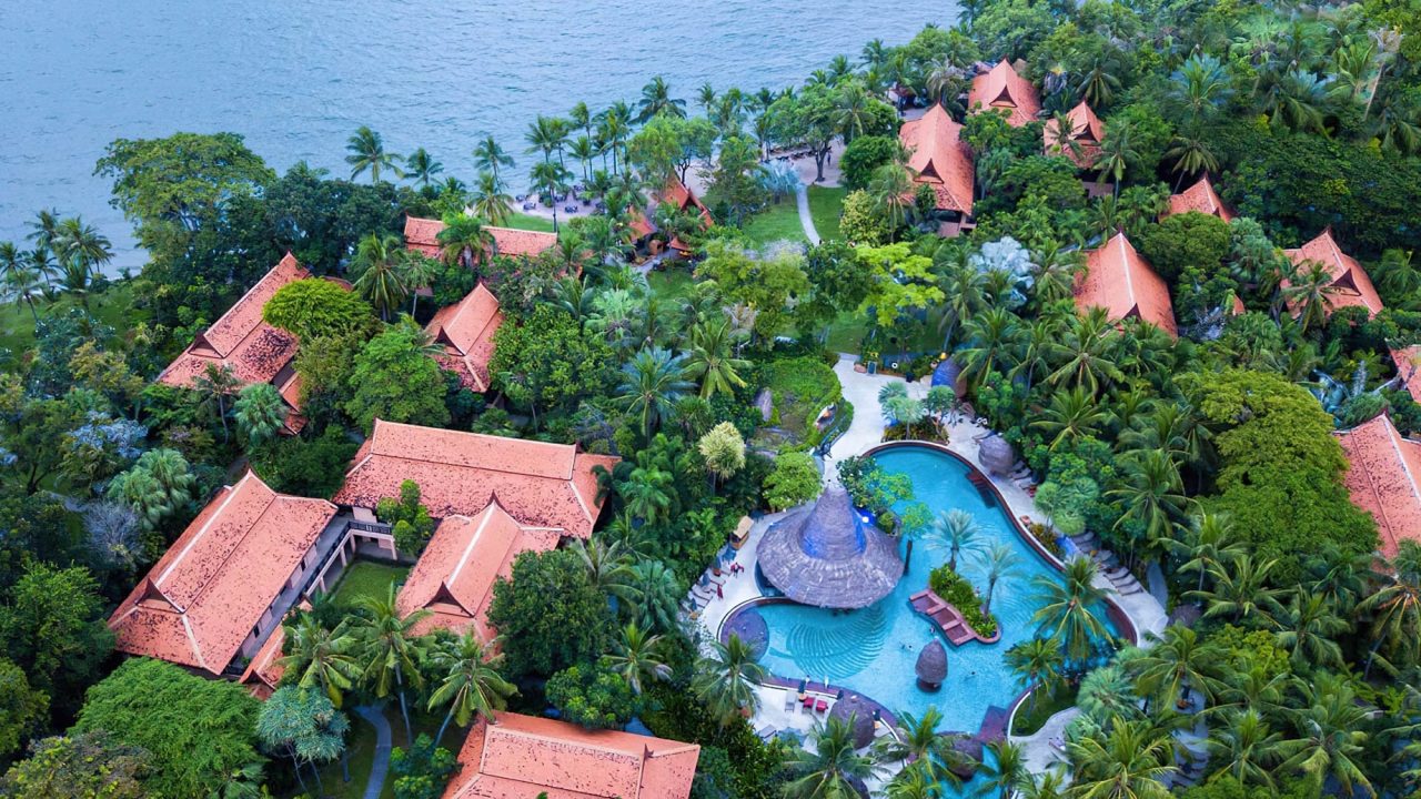 Anantara Hua Hin Resort - Prachuap Khiri Khan, Thailand - Aerial View