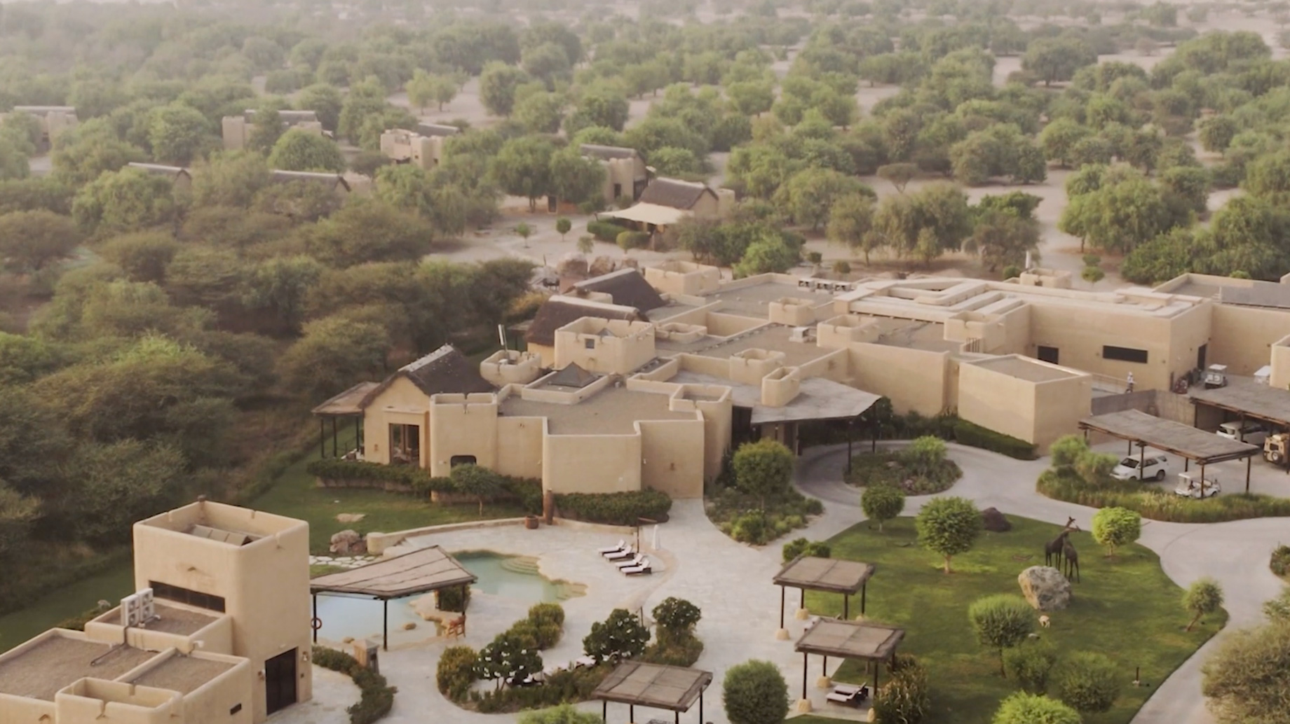 Anantara Sir Bani Yas Island Al Sahel Villa Resort – Abu Dhabi, UAE – Aerial View