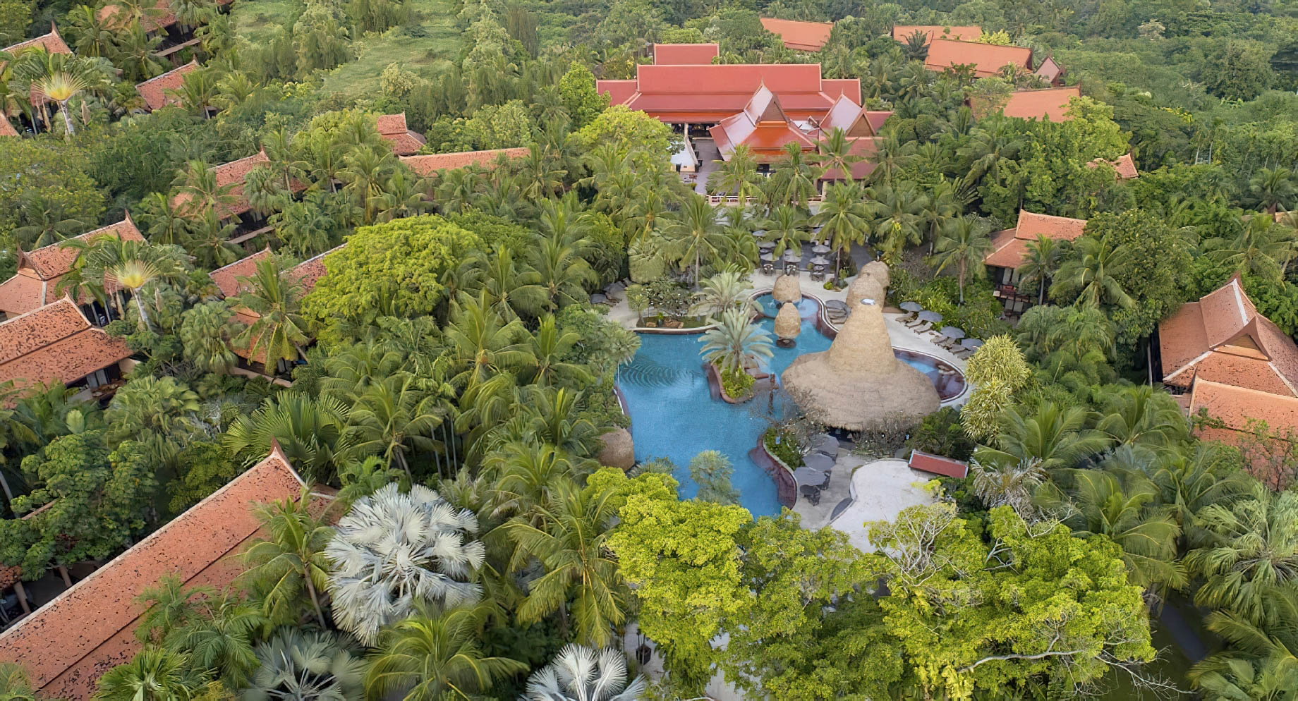 Anantara Hua Hin Resort – Prachuap Khiri Khan, Thailand – Aerial View