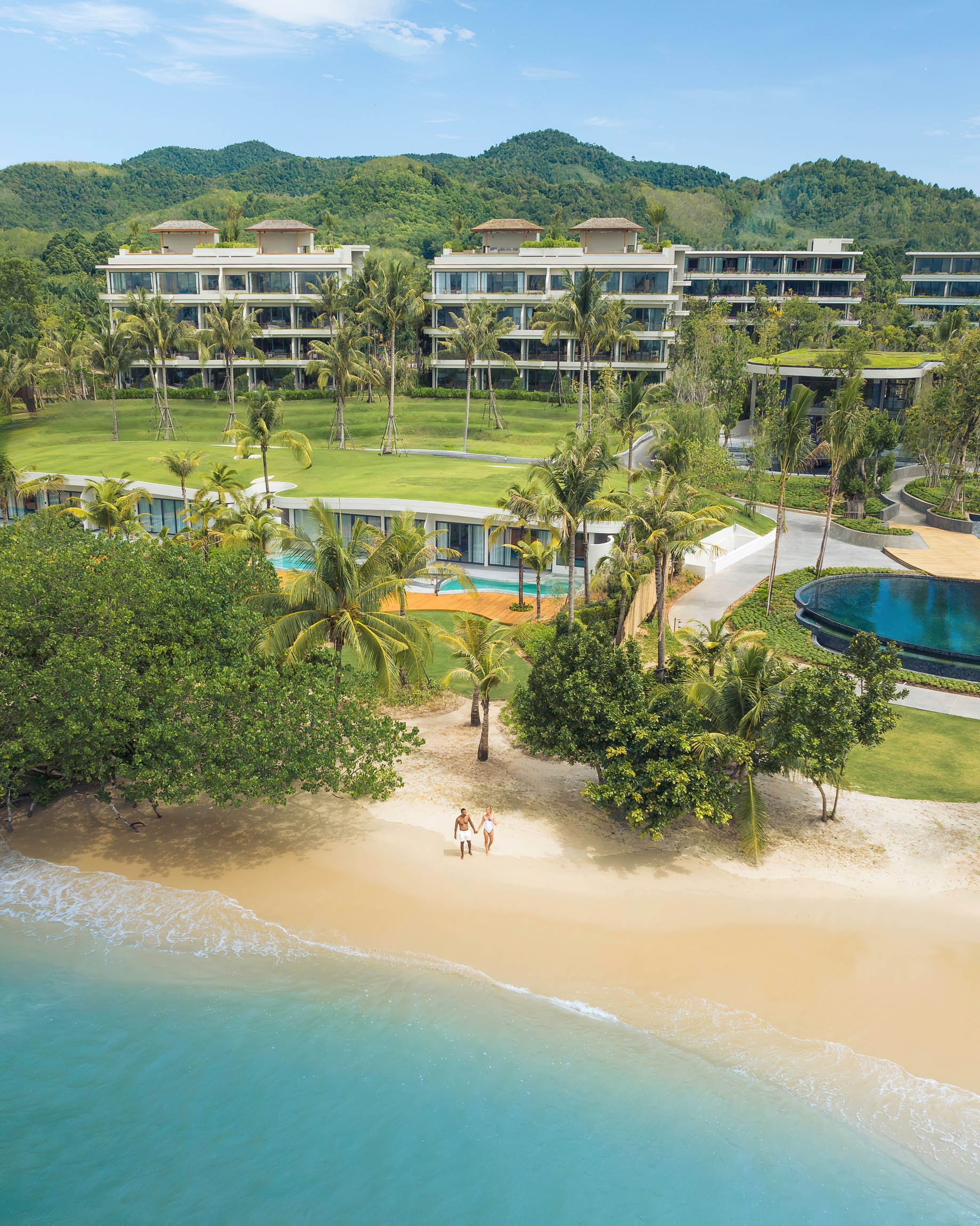 Anantara Koh Yao Yai Resort & Villas – Phang-nga, Thailand – Beach Aerial View
