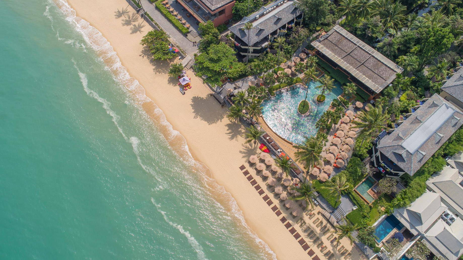 Anantara Bophut Koh Samui Resort – Thailand – Aerial View
