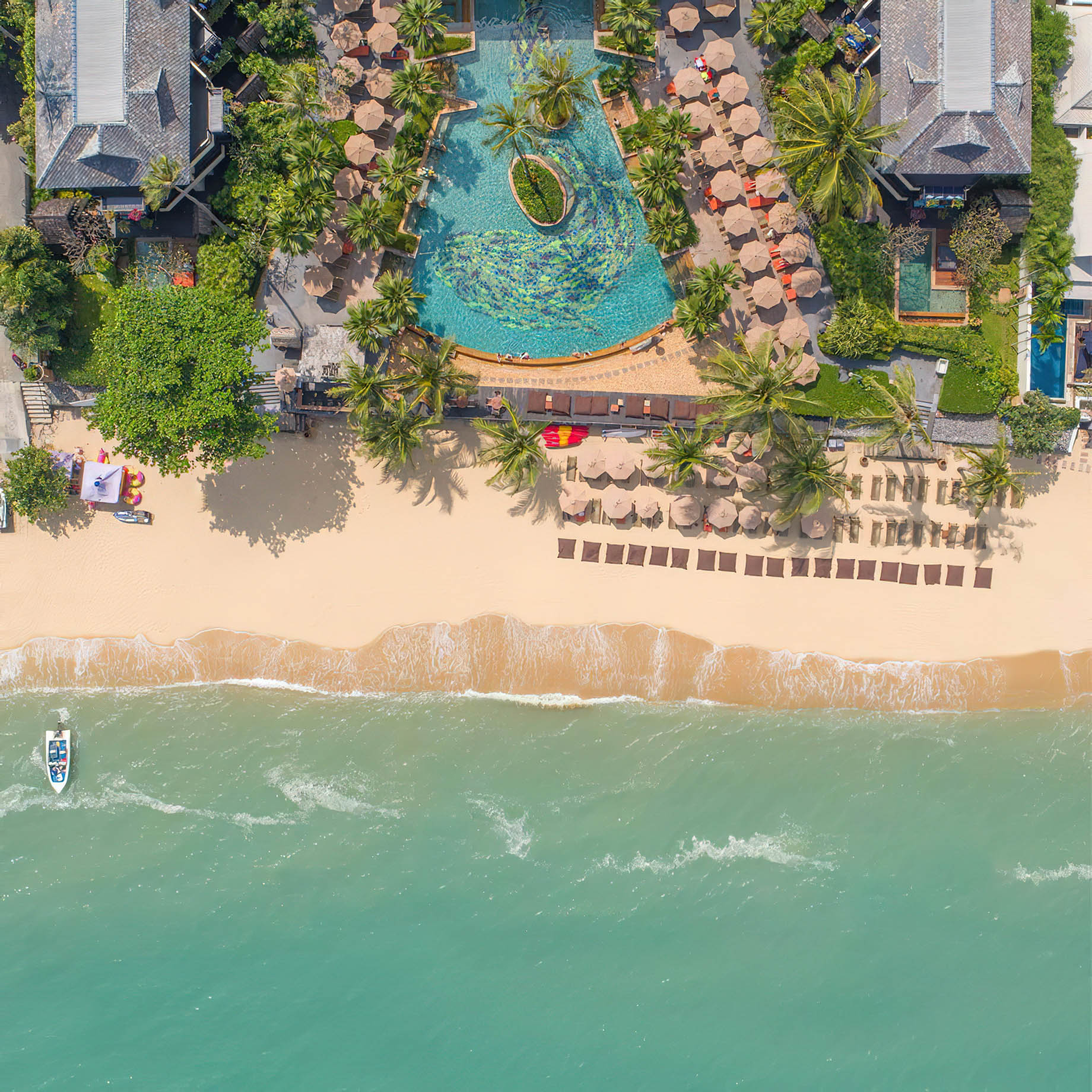 Anantara Bophut Koh Samui Resort - Thailand - Aerial View