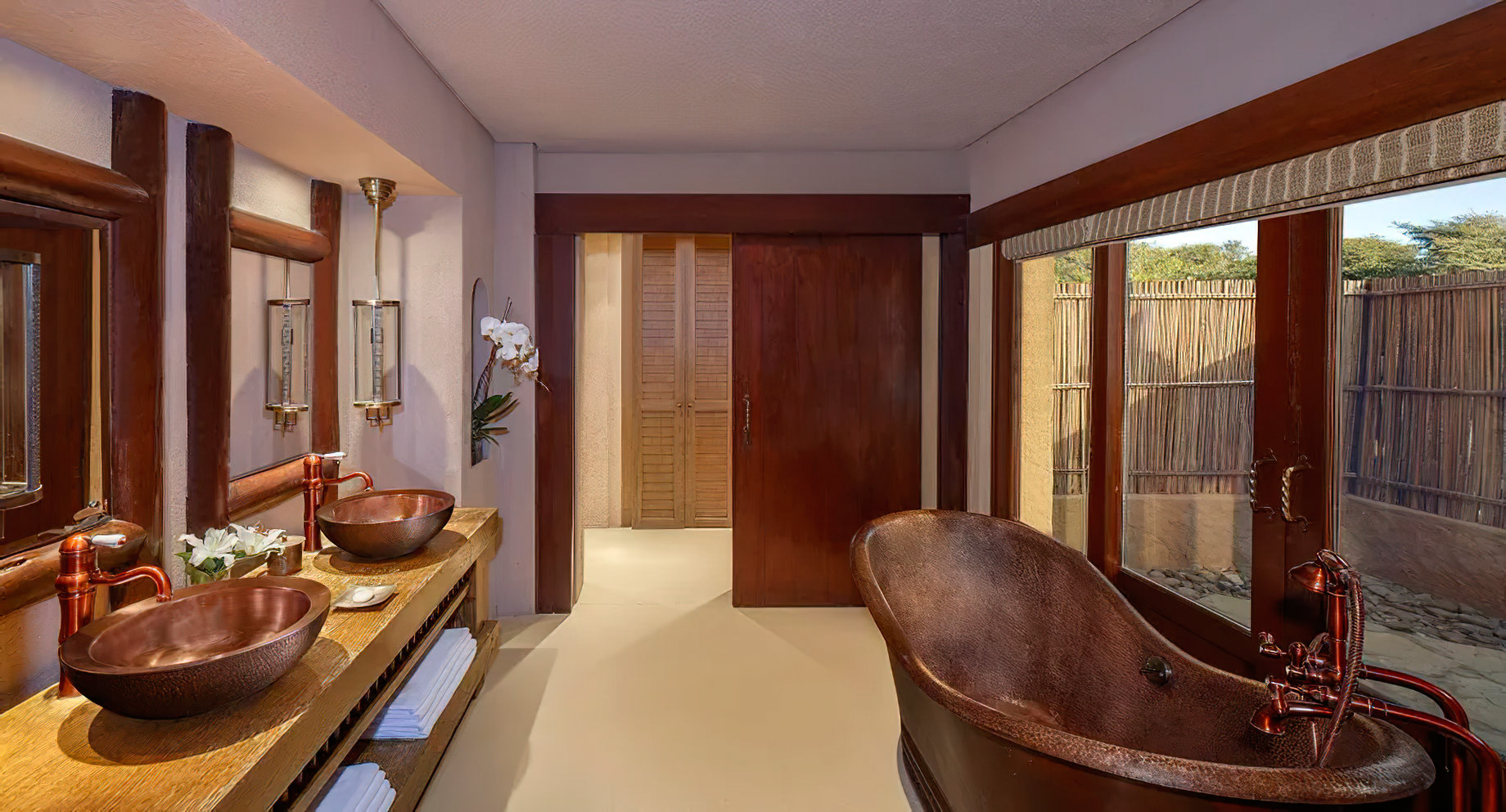 Anantara Sir Bani Yas Island Al Sahel Villa Resort – Abu Dhabi, UAE – Two Bedroom Anantara Pool Villa Bathroom