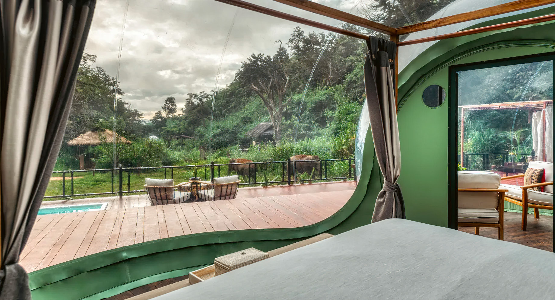 Anantara Golden Triangle Elephant Camp & Resort – Chiang Rai, Thailand – Jungle Bubble Interior