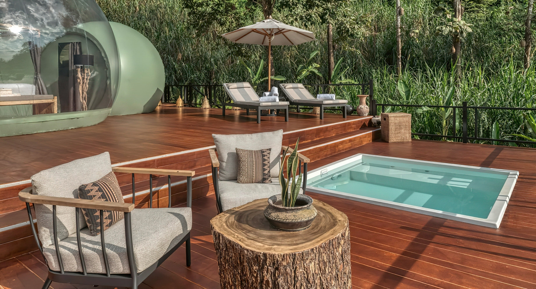Anantara Golden Triangle Elephant Camp & Resort - Chiang Rai, Thailand - Jungle Bubble Deck