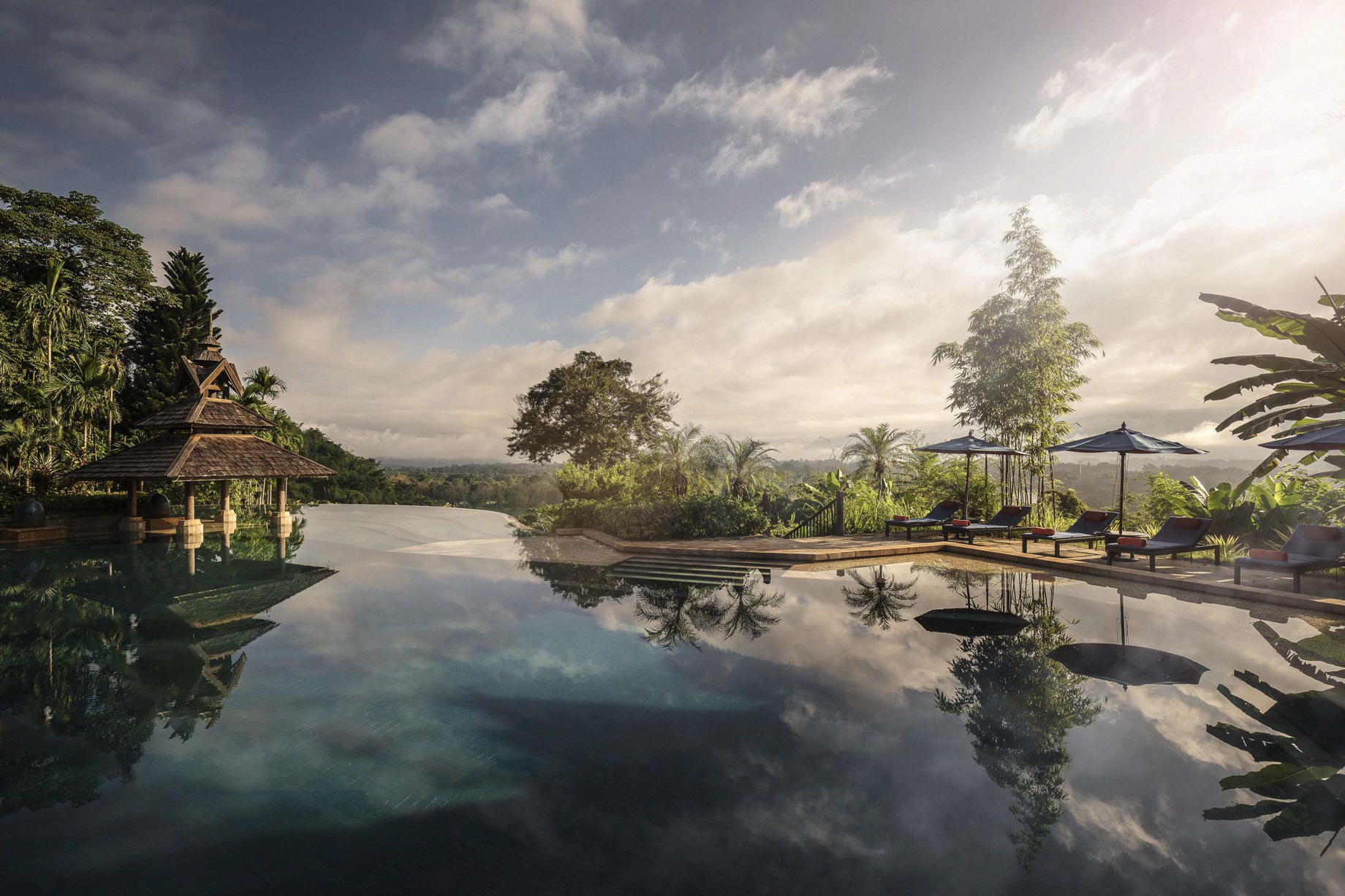 Anantara Golden Triangle Elephant Camp & Resort - Chiang Rai, Thailand - Pool View
