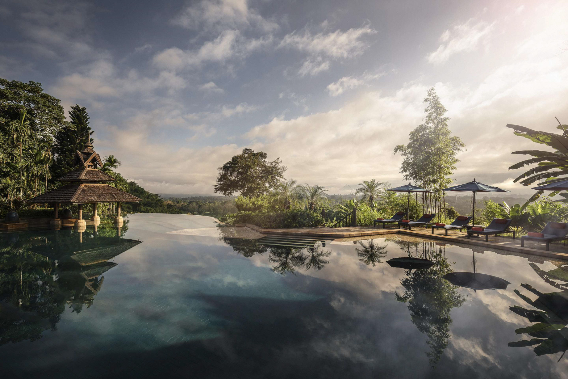 Anantara Golden Triangle Elephant Camp & Resort – Chiang Rai, Thailand – Pool View