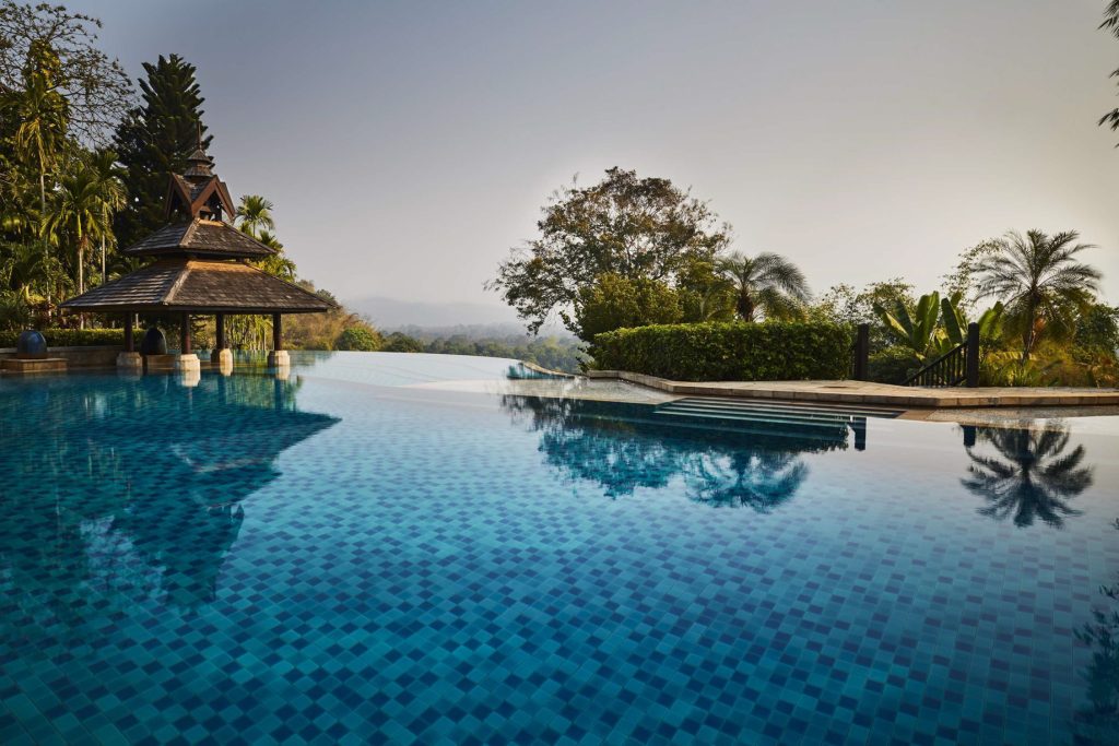 Anantara Golden Triangle Elephant Camp & Resort - Chiang Rai, Thailand - Infinity Pool View