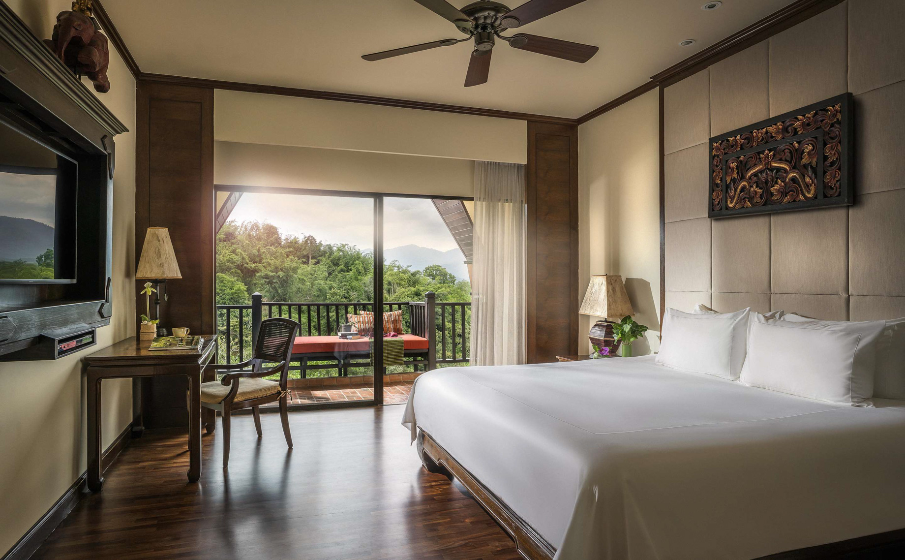 Anantara Golden Triangle Elephant Camp & Resort – Chiang Rai, Thailand – Deluxe Three Country View Room