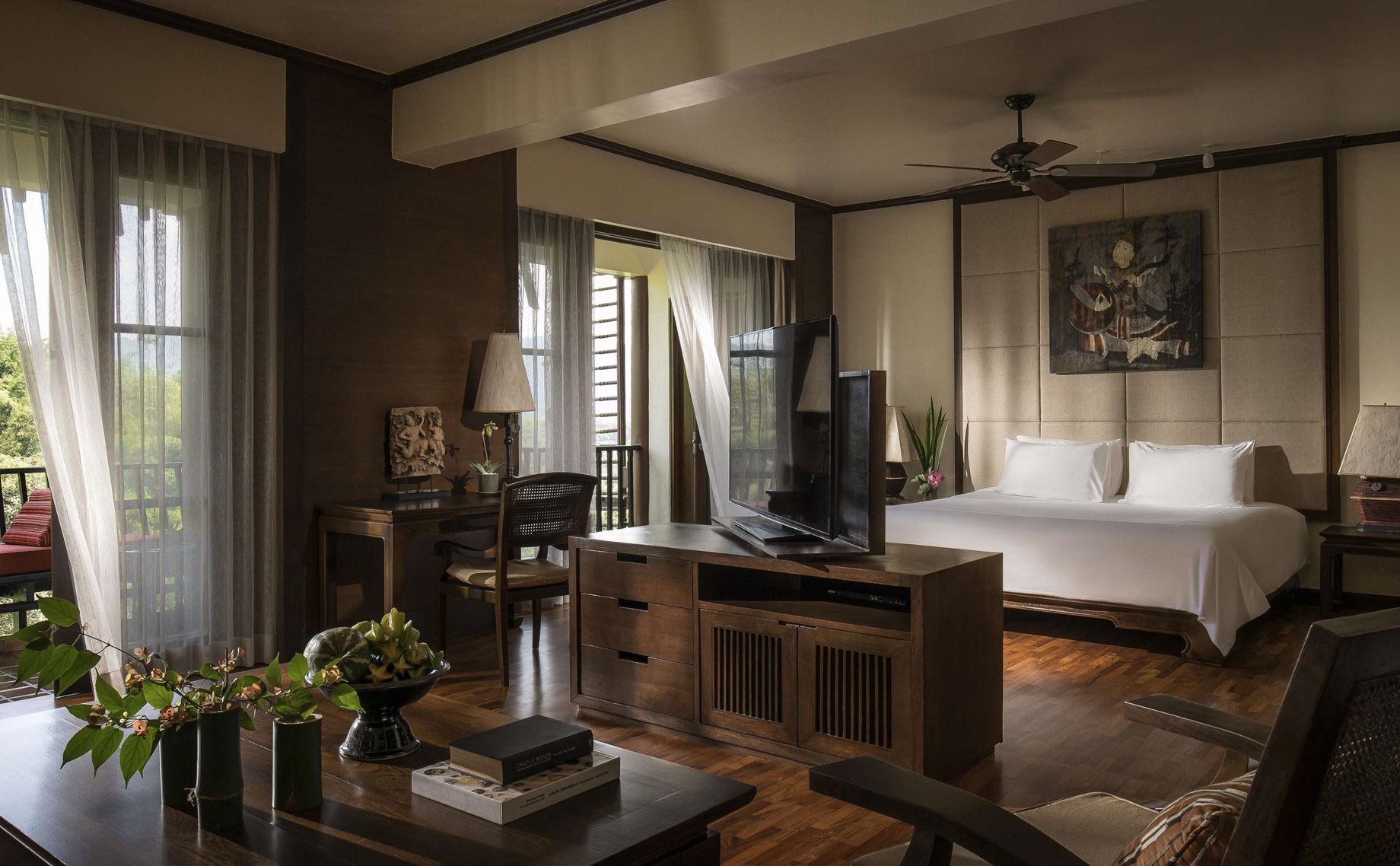 Anantara Golden Triangle Elephant Camp & Resort – Chiang Rai, Thailand – Three Country View Suite