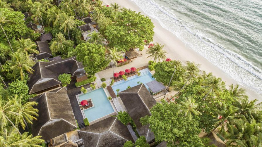 Anantara Rasananda Koh Phangan Villas Resort - Thailand - Pool Aerial View