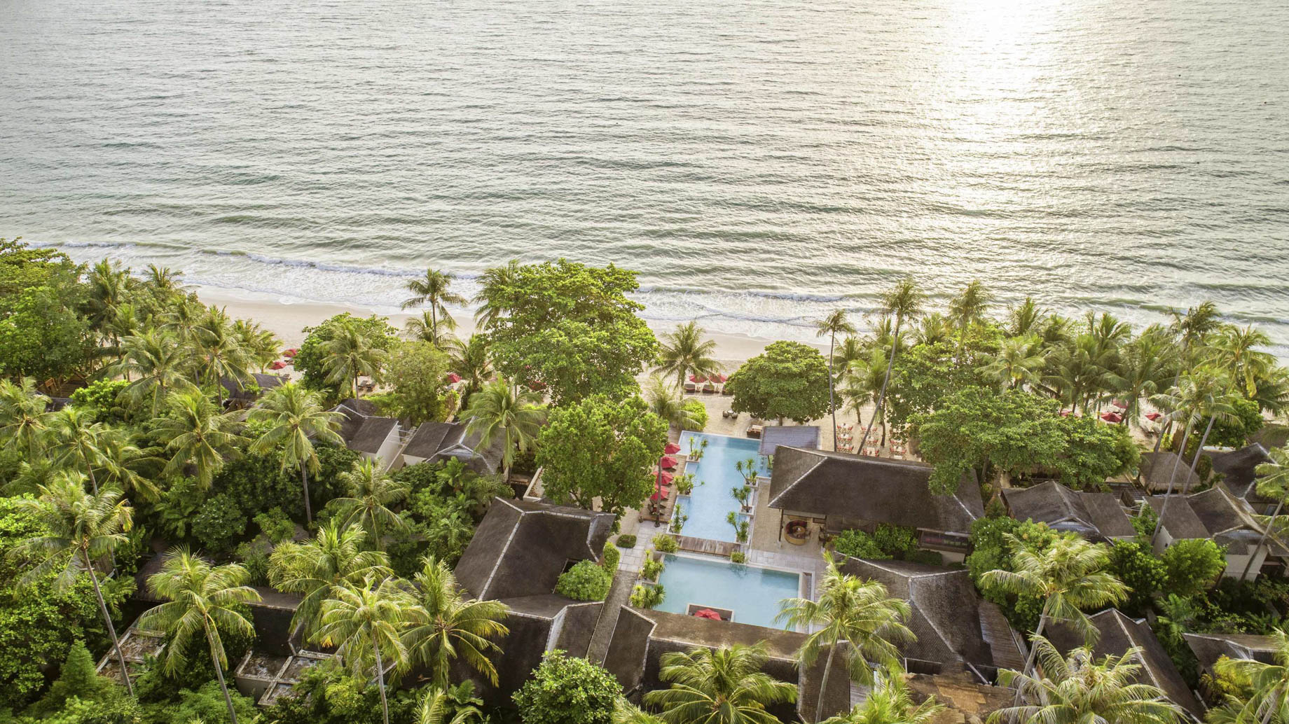 Anantara Rasananda Koh Phangan Villas Resort – Thailand – Pool Aerial View