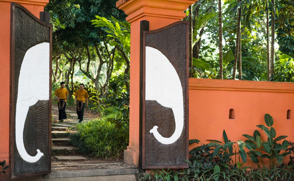 Anantara Golden Triangle Elephant Camp & Resort - Chiang Rai, Thailand - Elephant Doors