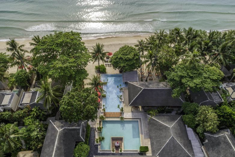 Anantara Rasananda Koh Phangan Villas Resort - Thailand - Pool Aerial View