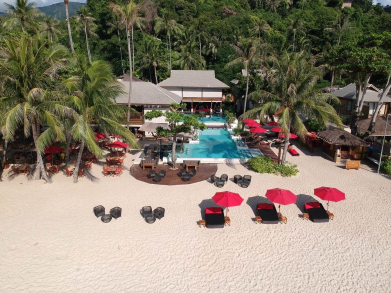 Anantara Rasananda Koh Phangan Villas Resort - Thailand - Beach Aerial View