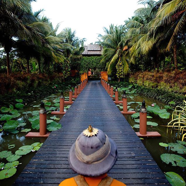 Anantara Bophut Koh Samui Resort - Thailand - Lotus Pond Walkway