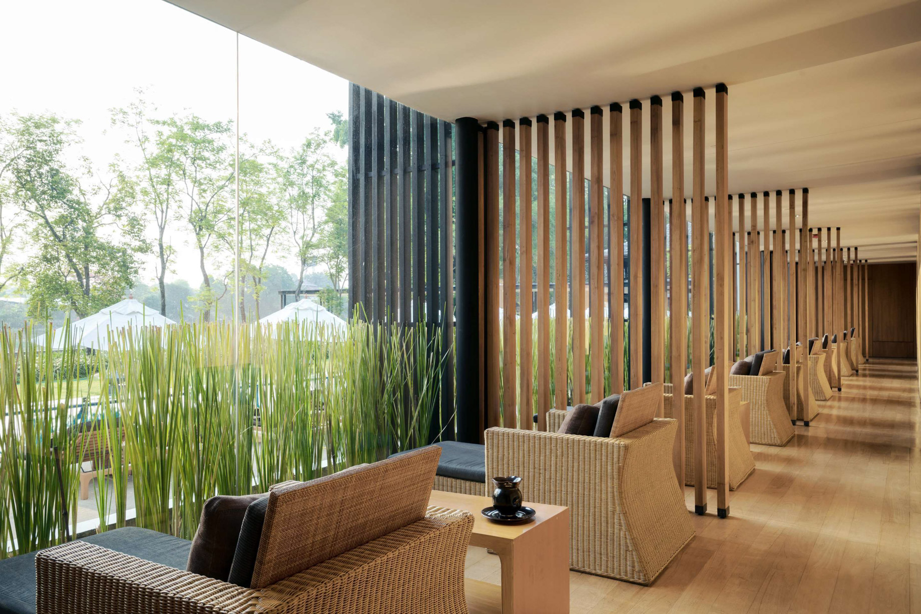 Anantara Chiang Mai Resort – Thailand – River View Spa Lounge Chairs